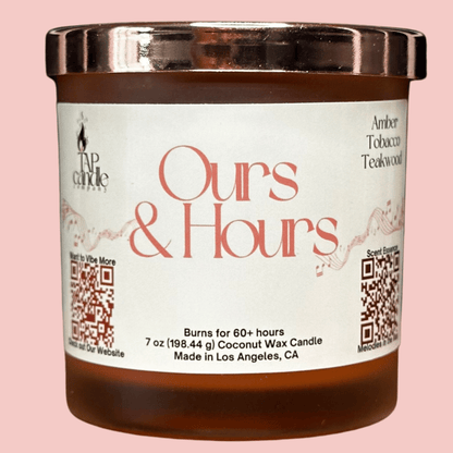 Ours & Hours Coconut Wax Scented Candle - TAP Candle Company 